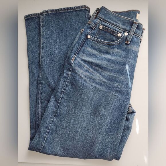 Madewell The Perfect Vintage Straight Jeans 23P NWT - Picture 1 of 5